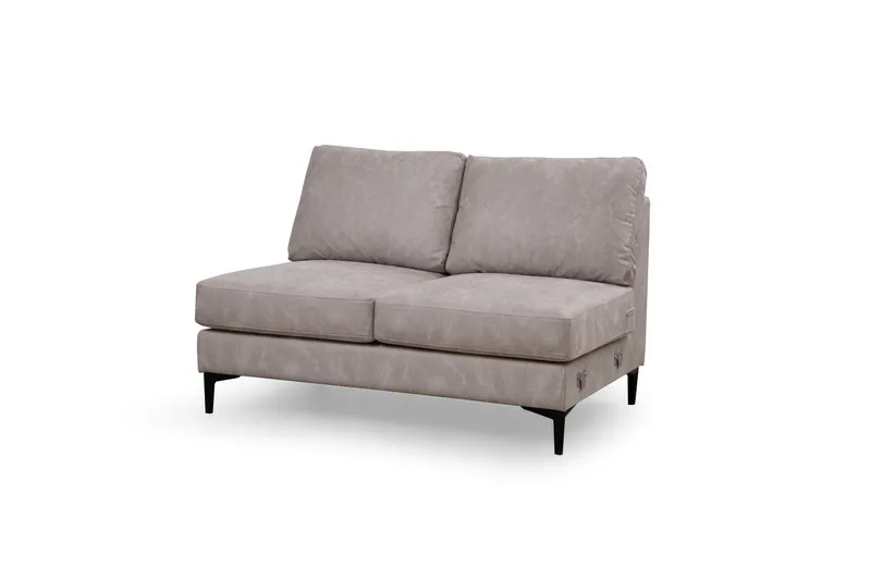 Svanabyn Sofa m. Divan og Sjeselong 4-seter - Beige - Møbler - Sofaer - U-sofa