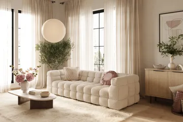 Elise 4-seters Sofa - Beige - Møbler - Sofaer - Sofa 3 seter