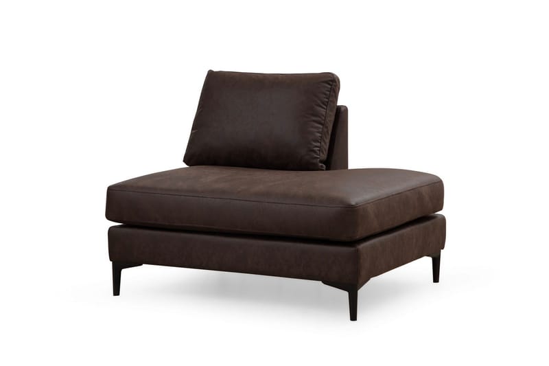 Svanabyn Sofa m. Divan og Sjeselong 4-seter - Mørkebrun - Møbler - Sofaer - U-sofa