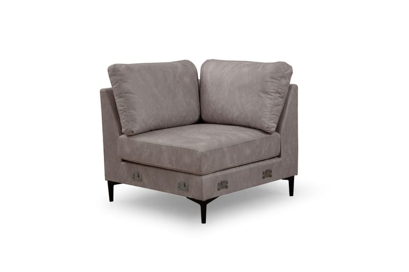 Svanabyn Sofa m. Divan og Sjeselong 4-seter - Beige - Møbler - Sofaer - U-sofa