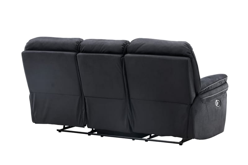 Saranda Reclinersofa - Svart - Møbler - Sofaer - Reclinersofaer - 3 seters kinosofa & reclinersofa