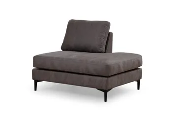 Svanabyn Sofa m. Divan og Sjeselong 4-seter - Antrasitt - Møbler - Sofaer - U-sofa