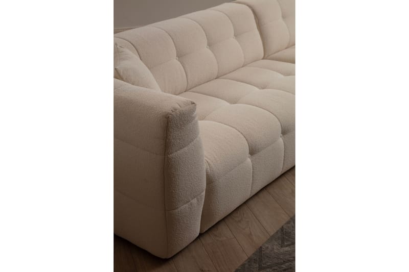 Octavian Sofa med Sjeselong 5-seter - Beige - Møbler - Sofaer - Sofa med sjeselong
