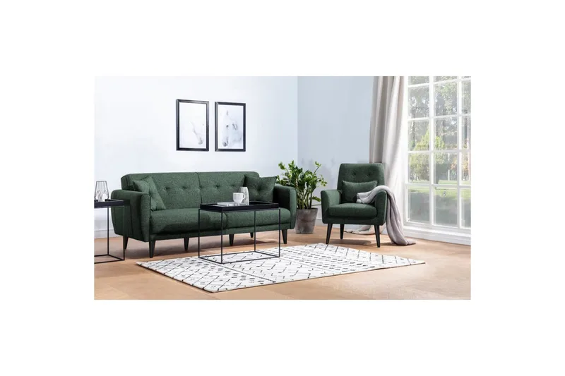 Hunterville Sofa sett - Grønn - Møbler - Sofaer - Sofagrupper