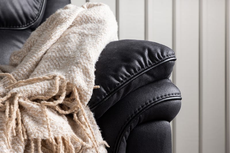 Saranda Reclinersofa - Svart - Møbler - Sofaer - Reclinersofaer - 3 seters kinosofa & reclinersofa