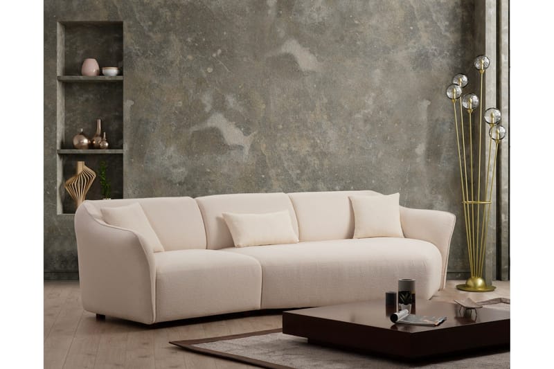 Damor Svingsofa 3-seter - Beige - Møbler - Sofaer - Sofa 3 seter