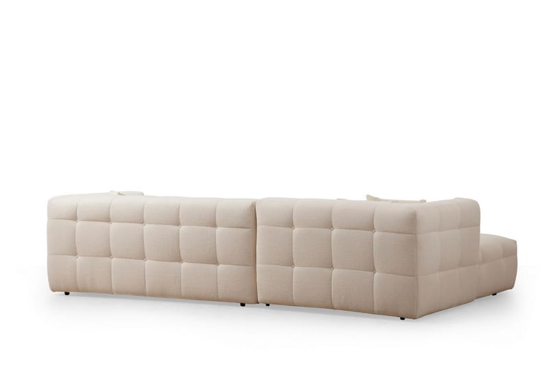 Octavian Sofa med Sjeselong 5-seter - Beige - Møbler - Sofaer - Sofa med sjeselong