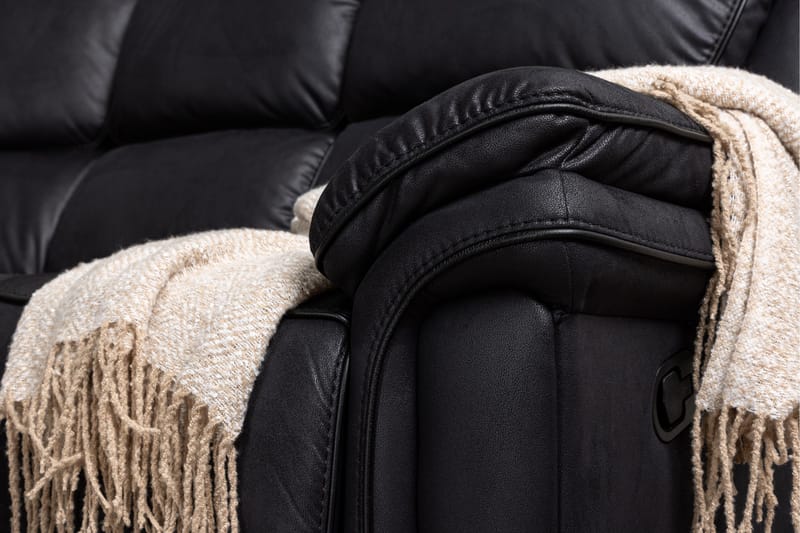 Saranda Reclinersofa - Svart - Møbler - Sofaer - Hjørnesofa