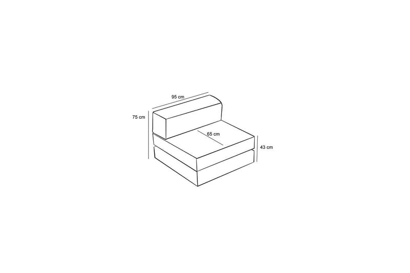 1-seters Sofa Selorbury Hvil Brun - Brun - Møbler - Sofaer - Sovesofaer