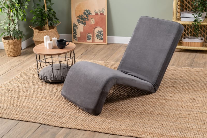 1-seters sovesofa Atelier Del Sofa Nami Single (55 x 50 x 60 cm) Grå - Møbler - Sofaer - Sovesofaer