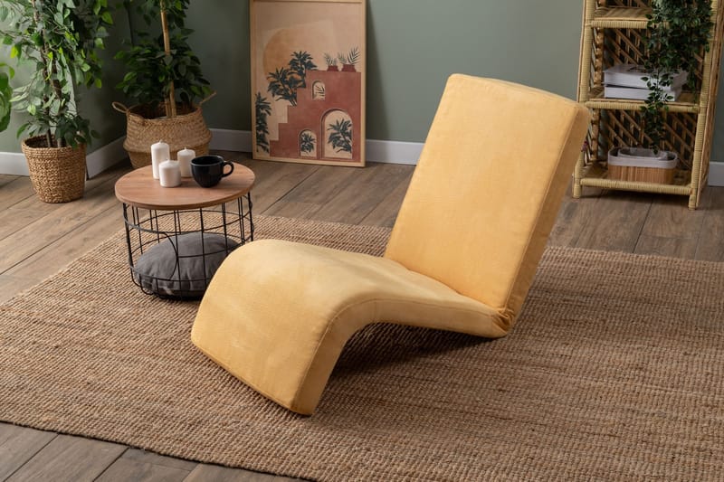 1-seters sovesofa Atelier Del Sofa Nami Single (55 x 50 x 60 cm) Sennep - Møbler - Sofaer - Sovesofaer