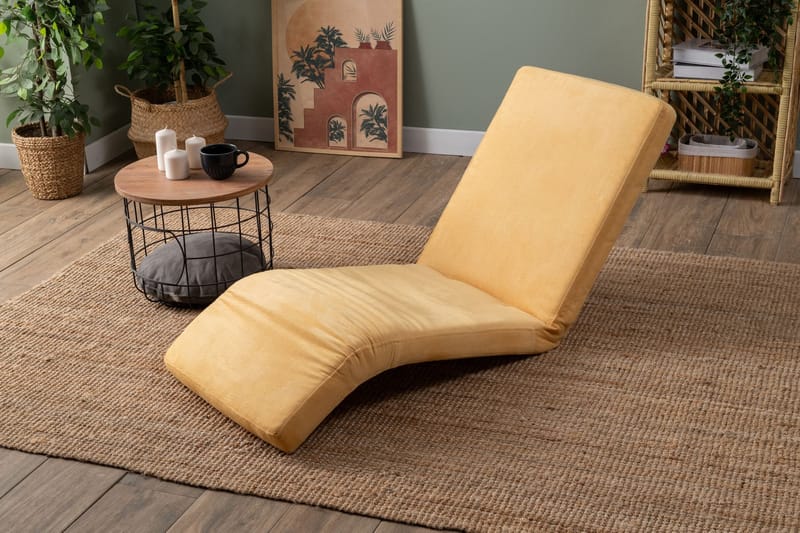 1-seters sovesofa Atelier Del Sofa Nami Single (55 x 50 x 60 cm) Sennep - Møbler - Sofaer - Sovesofaer