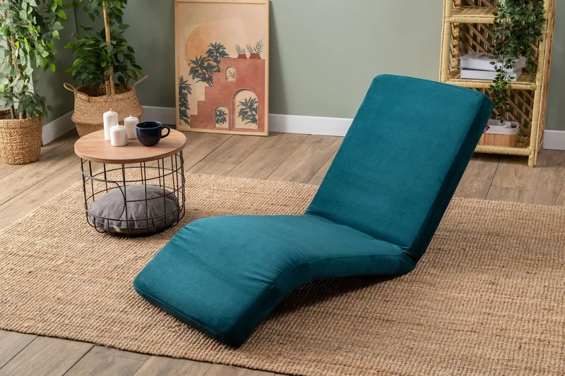 1-seters sovesofa Atelier Del Sofa Nami Single (55 x 50 x 60 cm) Petrol Green - Møbler - Sofaer - Sovesofaer