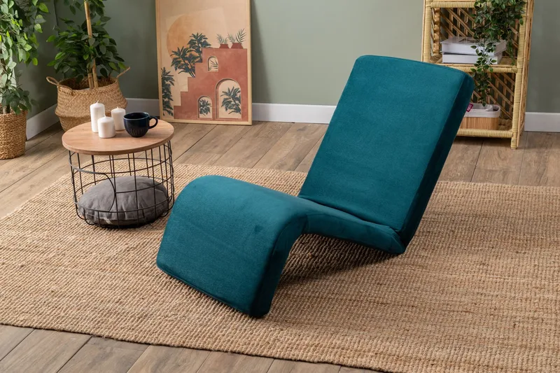 1-seters sovesofa Atelier Del Sofa Nami Single (55 x 50 x 60 cm) Petrol Green - Møbler - Sofaer - Sovesofaer