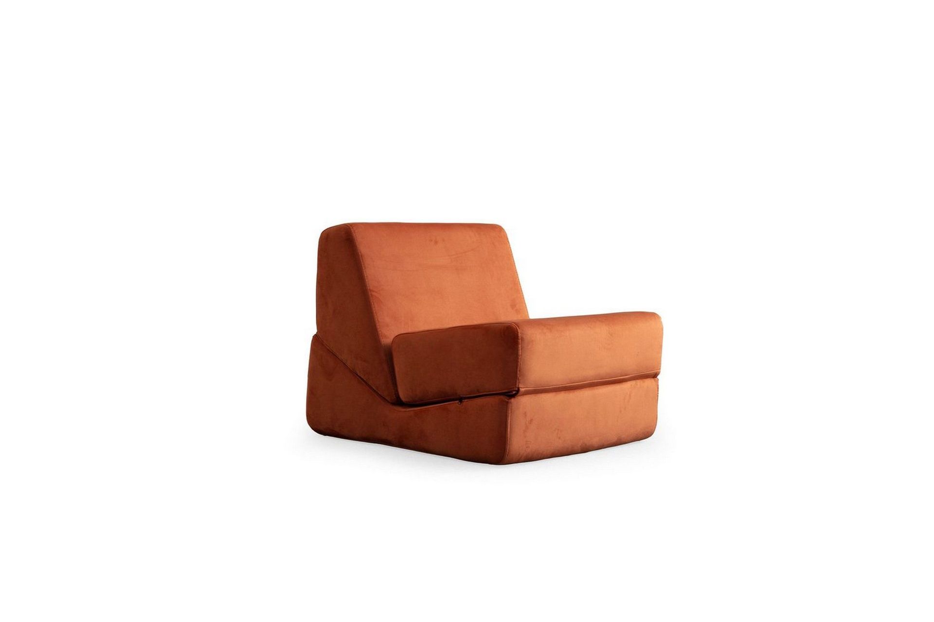 1-seters Sovesofa Dorielton Konvertibel Appelsin - Appelsin