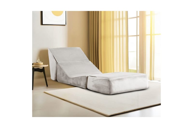 1-seters Sovesofa Dorielton Konvertibel Krem - Krem - Møbler - Sofaer - Sovesofaer