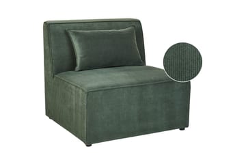 1-sitssektion Beliani Lemvig Beige Green - Møbler - Sofaer - Modulsofaer - Midtmodul