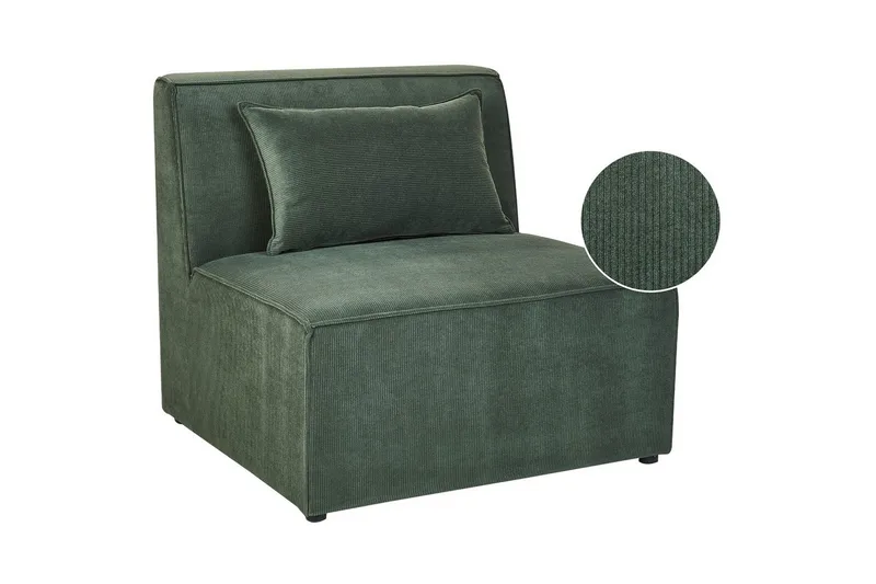 1-sitssektion Beliani Lemvig Beige NO_BRAND Green, undefined