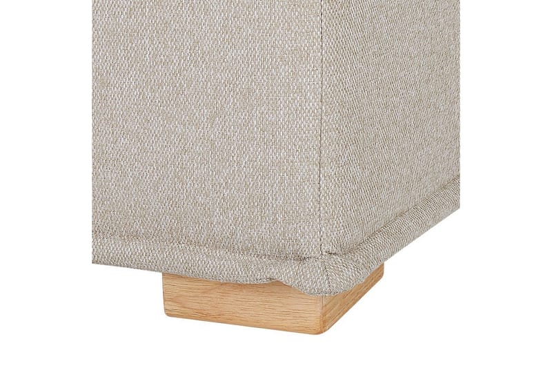 1-sitssoffa Beliani Tibro Beige, ljust trä Beige||Light colored wood - Møbler - Sofaer - Modulsofaer - Midtmodul