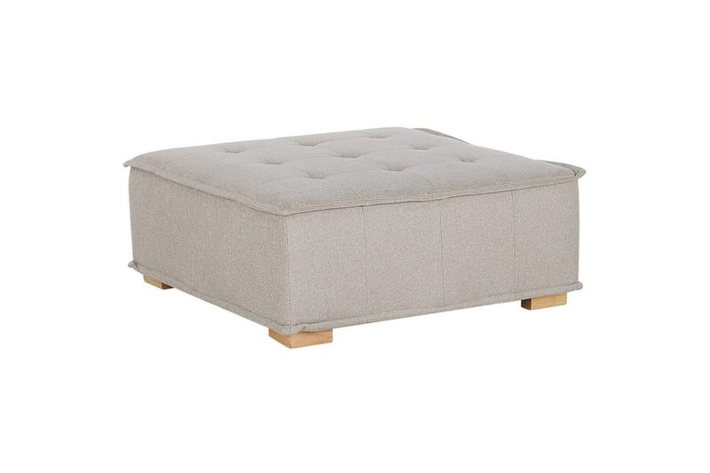 1-sitssoffa Beliani Tibro Beige, ljust trä Beige||Light colored wood - Møbler - Sofaer - Modulsofaer - Midtmodul