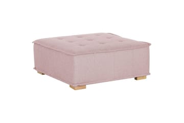 1-sitssoffa Beliani Tibro Beige, ljust trä Blush Pink||Light colored wood - Møbler - Sofaer - Modulsofaer - Midtmodul