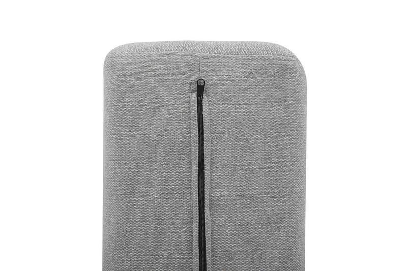 1-sitssoffa Beliani Tibro Beige, ljust trä NO_BRAND Grey - Grå - Møbler - Sofaer - Modulsofaer - Midtmodul