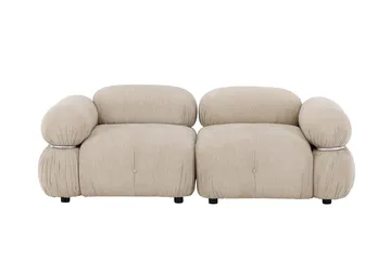 2-Seat Sofa Venture Home Beige Silver - Møbler - Sofaer - 2 seter sofa