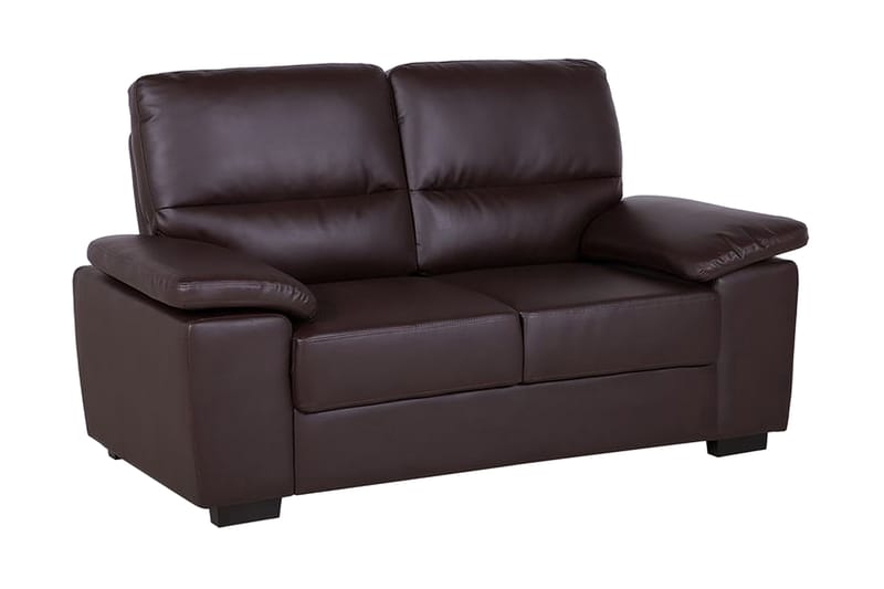 Adlyn Sofa 2-seter Kunstlær - Brun - 2 seter sofa