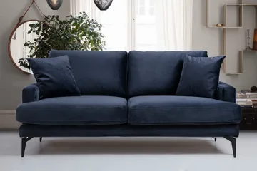 Andary 2-Seter Sofa - Blå - Møbler - Sofaer - 2 seter sofa