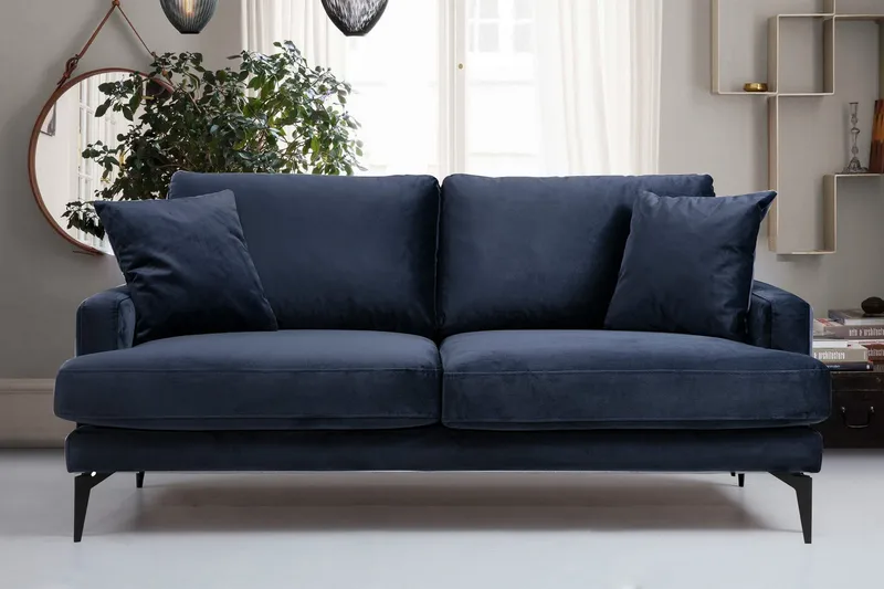Andary 2-Seter Sofa - Blå - Møbler - Sofaer - 2 seter sofa