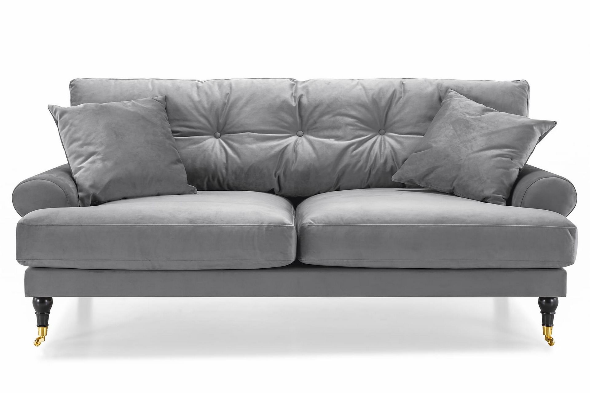 Andrew 2-seters Sofa - Grå - Møbler - Sofaer - Fløyel sofaer