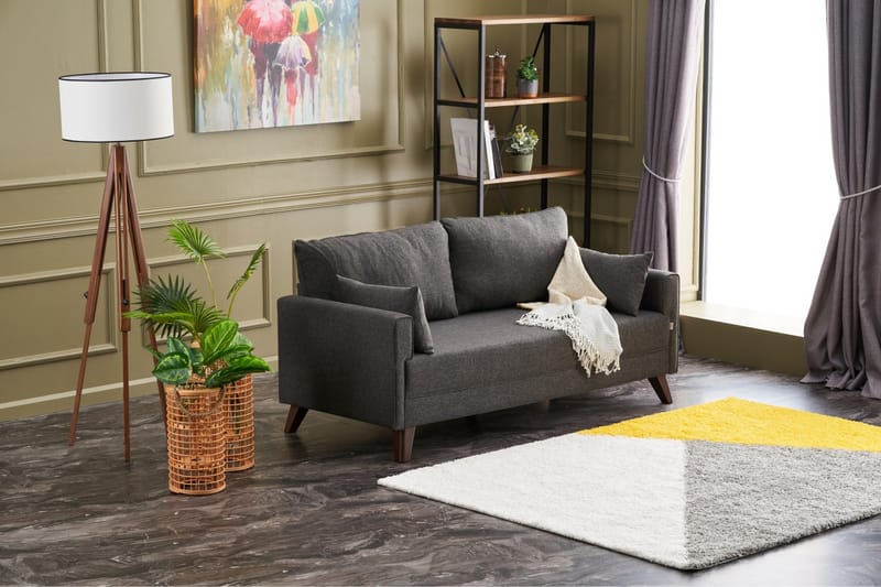 Antigua 2-seters Sofa - Anstrasitt/Natur - Møbler - Sofaer - 2 seter sofa