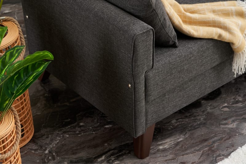 Antigua 2-seters Sofa - Anstrasitt/Natur - Møbler - Sofaer - 2 seter sofa