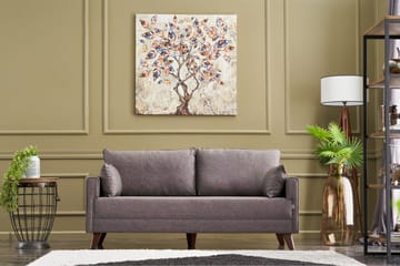 Antigua 2-seters Sofa - Brun/Natur - Møbler - Sofaer - 2 seter sofa