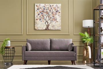Antigua 2-seters Sofa - Brun/Natur - Møbler - Sofaer - 2 seter sofa