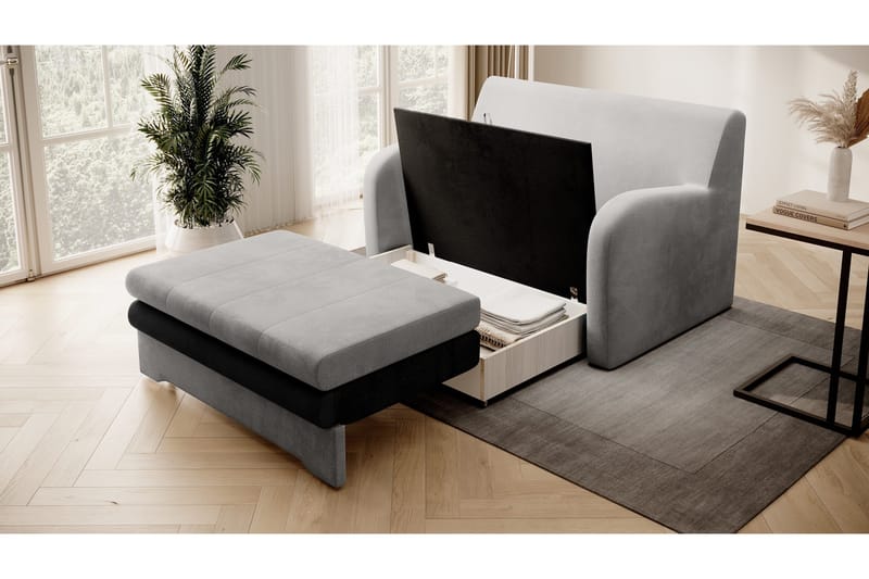 Ario Sofa 2-seters - Grå - Møbler - Sofaer - Sovesofaer - 2 seters sovesofa