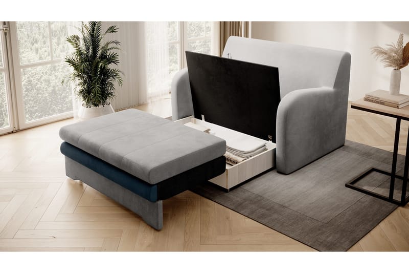 Ario Sofa 2-seters - Grå - Møbler - Sofaer - Sovesofaer - 2 seters sovesofa