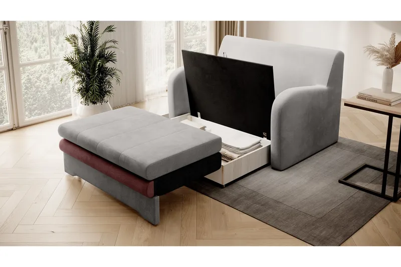 Ario Sofa 2-seters - Grå - Møbler - Sofaer - Sovesofaer - 2 seters sovesofa