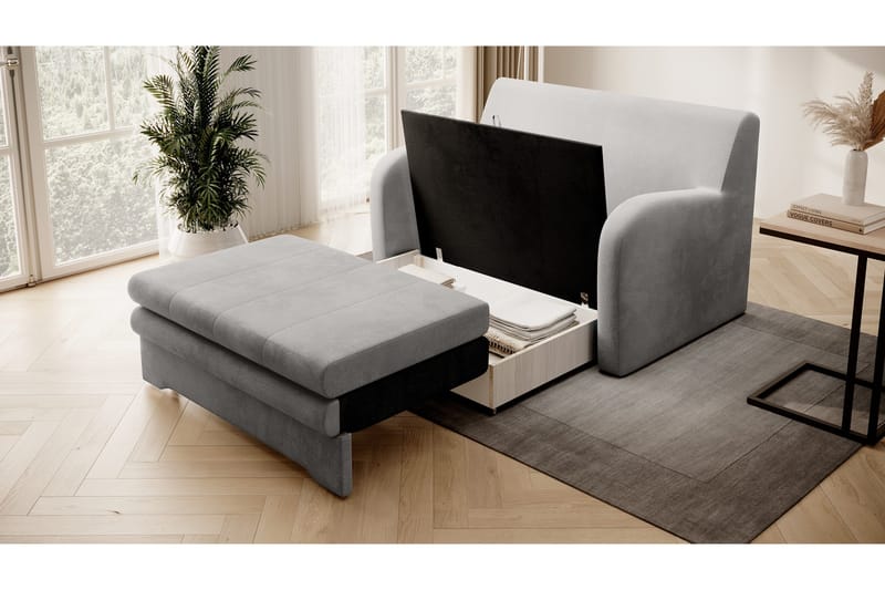 Ario Sofa 2-seters - Grå - Møbler - Sofaer - Sovesofaer - 2 seters sovesofa