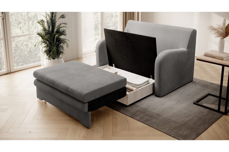 Ario Sofa 2-seters - Grå - Møbler - Sofaer - Sovesofaer - 2 seters sovesofa