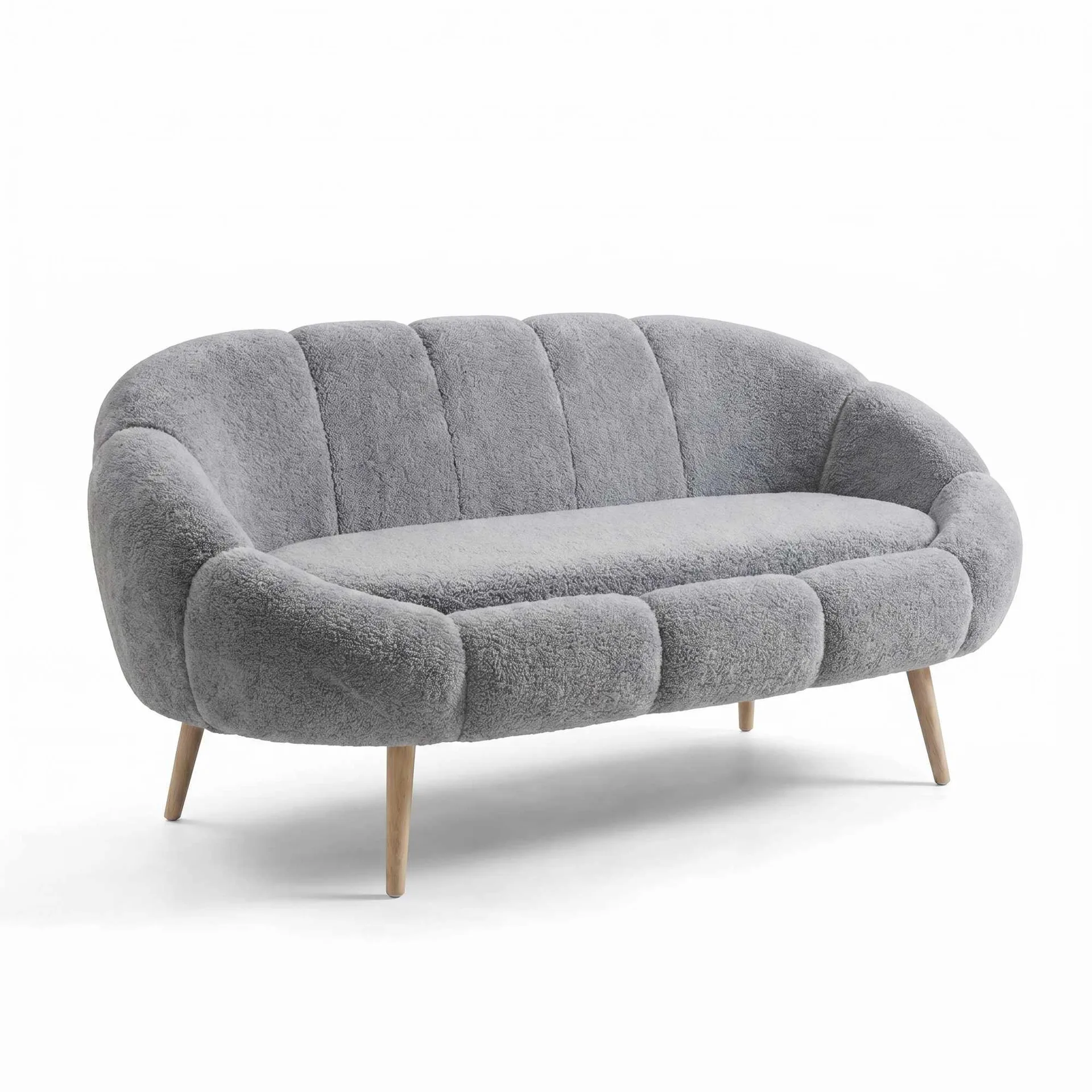 2-seters sofa Atelier Del Sofa Lida (130 x 105 x 50 cm) Grå -