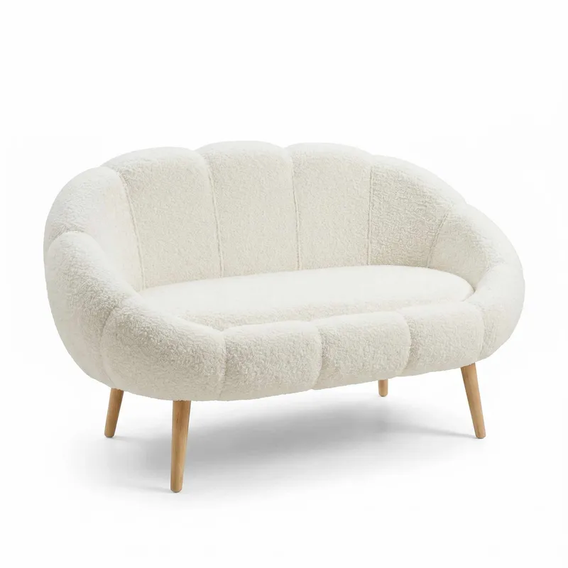2-seters sofa Atelier Del Sofa Lida (130 x 105 x 50 cm) Hvit, undefined