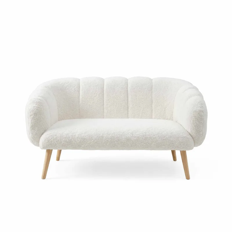 2-seters sofa Atelier Del Sofa Lotus (120 x 95 x 42 cm) Hvit, undefined