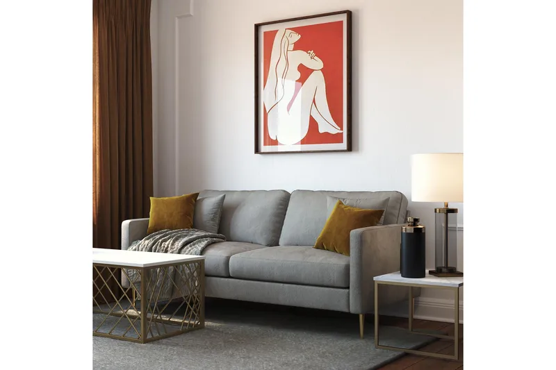 Avksenti Sofa - Grå - Møbler - Sofaer - 2 seter sofa