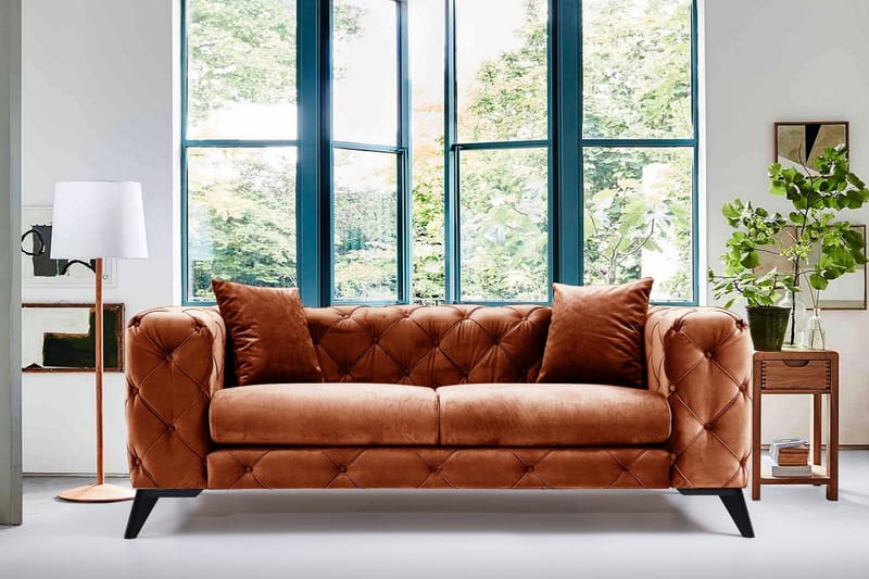 Beachport Sofa 2-seters - Oransje - Møbler - Sofaer - 2 seter sofa
