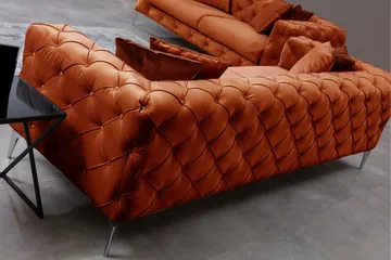 Beachport Sofa 2-seters - Oransje - Møbler - Sofaer - 2 seter sofa