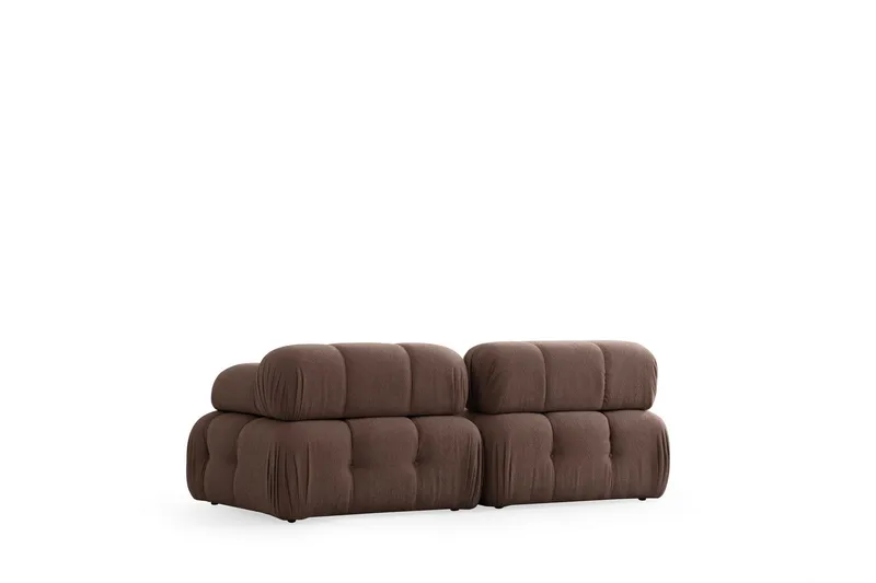 Belgin Boblende Sofa 2-seter - Cappuccino - Møbler - Sofaer - Modulsofaer - Komplett modulsofa