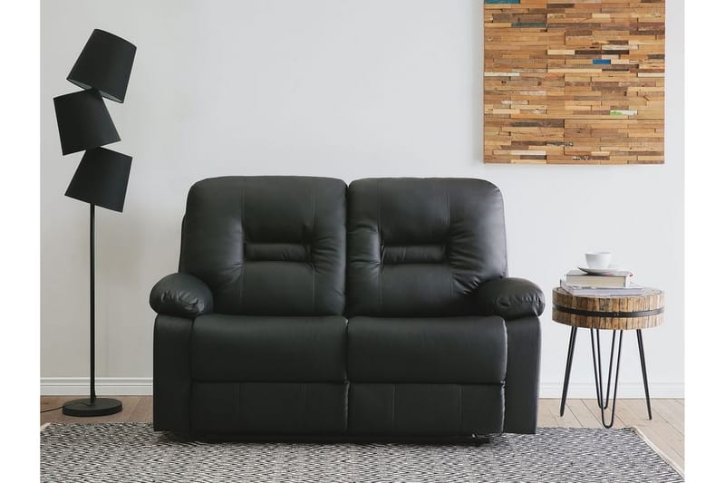 Bergen Sofa 2-seter - Svart - Møbler - Sofaer - 2 seter sofa