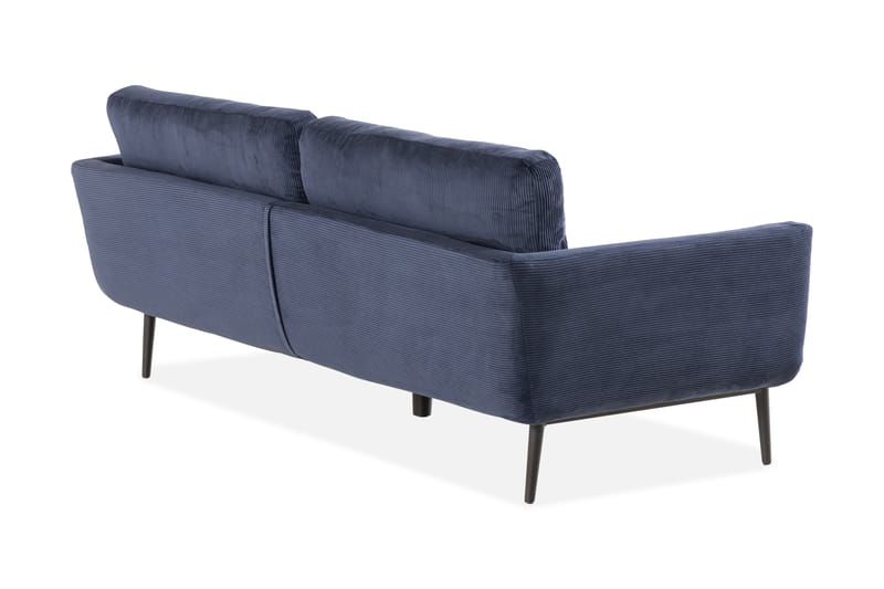 Besnik Lenestol - Blå/Cordfløyel - 2 seter sofa