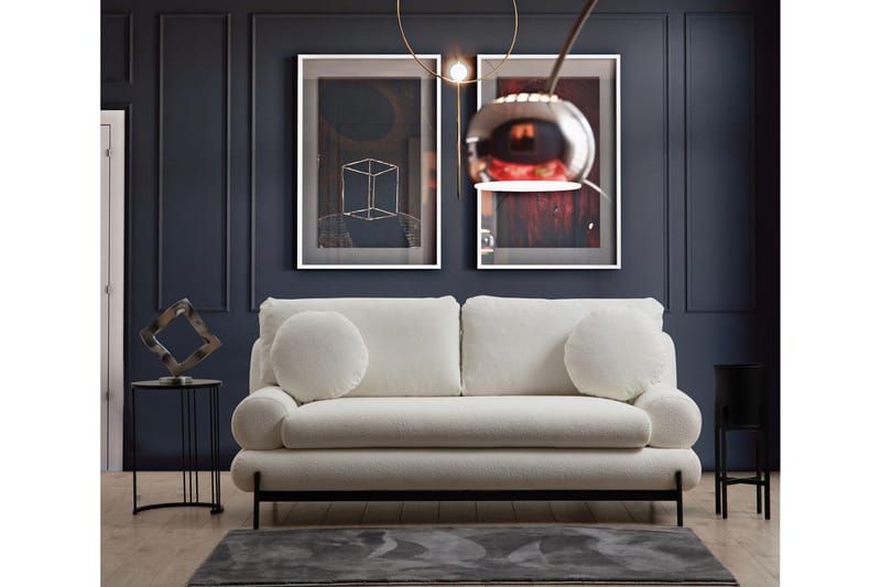 Cassius Sofa 2-seter - Hvit - Møbler - Sofaer - 2 seter sofa